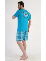 Pánske pyžamové šortky Motocykel