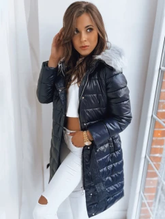 Dámsky prešívaný zimný kabát DORTANO navy blue FashionStreet TY3659