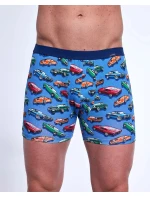 Pánske boxerky 946/02 A'3 modrá zmes - Cornette Pánske boxerky 946/02 A'3 modrá zmes - Cornette