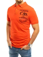 FashionStreet pánske koralové polo tričko PX0460
