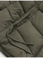 Dámska krátka zimná bunda khaki (TY043-29) Dámska krátka zimná bunda khaki (TY043-29)