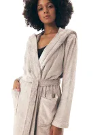 Dámsky župan 42877 Brid grey - HENDERSON