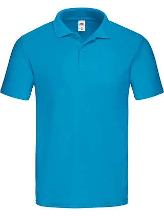 Fruit of the Loom Original Polo Pánske piqué polo 16.3050 azúrovomodrá Fruit of the Loom Original Polo Pánske piqué polo 16.3050 azúrovomodrá