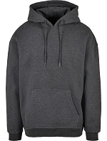 Build your Brand BB 006 Oversize mikina s kapucňou z hrubej bavlny 56.B006 charcoal