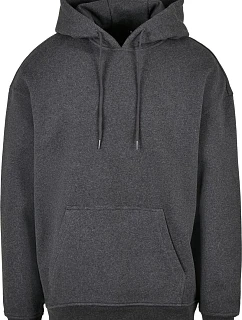 Build your Brand BB 006 Oversize mikina s kapucňou z hrubej bavlny 56.B006 charcoal