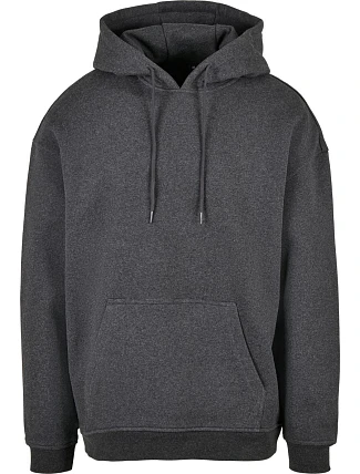 Build your Brand BB 006 Oversize mikina s kapucňou z hrubej bavlny 56.B006 charcoal