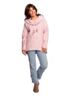 Dámsky sveter s kapucňou B249 - BE