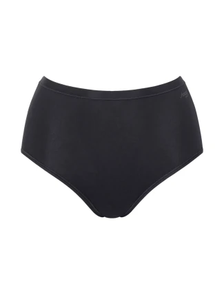 Dámske bavlnené nohavičky GO Daily s vysokým pásom - BLACK - black 0004 - SLOGGI Dámske bavlnené nohavičky GO Daily s vysokým pásom - BLACK - black 0004 - SLOGGI