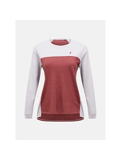 Dámske tričko PEAK PERFORMANCE W Trail Wool-Blend Longsleeve, šedá farba