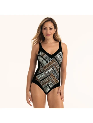 Style Sidonia jednodielne plavky 7398 safari - Anita Classix