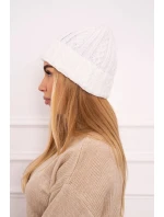 Šiltovka s vyhrňovacou časťou Marzena K206 biela