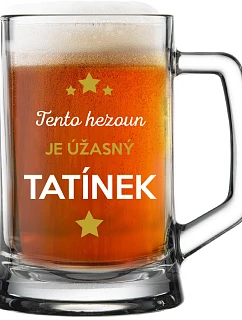 TENTO HEZOUN JE ÚŽASNÝ TATKO - pivný pohár 0,5 l