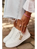 Dámska športová obuv na platforme 13613 White - VINCEZA