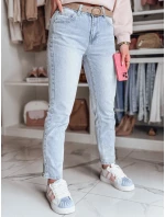 Dámske džínsové nohavice slim fit s opaskom NEOPASS modré FashionStreet UY2680 Dámske džínsové nohavice slim fit s opaskom NEOPASS modré FashionStreet UY2680