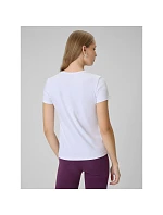 Dámske hladké tričko slim 4F 4FRAW25TTSHF3623-10S dámske