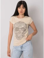 T košeľa EM TS ES 21 532.18 béžová