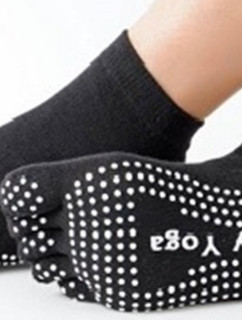 Prstové dámske ponožky na jogu - hladké