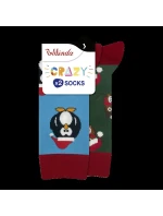 Veselé ponožky 2 páry CRAZY SOCKS 2x - BELLINDA - svetlomodré Veselé ponožky 2 páry CRAZY SOCKS 2x - BELLINDA - svetlomodré