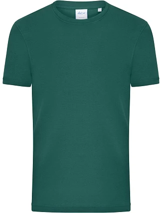 Daiber 8040 Pánske bio tričko s jemným žebrovaním 02.8040 smoky green Daiber 8040 Pánske bio tričko s jemným žebrovaním 02.8040 smoky green