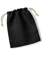 Westford Mill W 415 Jutový vrece so sťahovacími šnúrkami 50.0415 čierna/prírodná