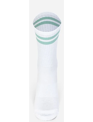 Mr. Socks L 05004 Tenisové ponožky „Basic“ 88.5004 biela/mätová Mr. Socks L 05004 Tenisové ponožky „Basic“ 88.5004 biela/mätová