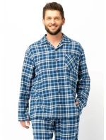 Pánske pyžamo Key MNS 492 B25 dĺžka/r M-2XL so zipsom Pánske pyžamo Key MNS 492 B25 dĺžka/r M-2XL so zipsom