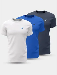 Tričko 4F M 4FWSS24TTSHM1895-91S 3pak pánske