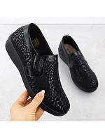 Dámske pohodlné čižmy Unisoft 8910 slip-on v maskáčoch