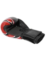 RBT-5A kožené boxerské rukavice čierno-červené