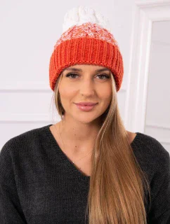 Dámska čiapka Samara K346 červená+biela