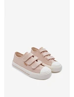 Detské tenisky na suchý zips Big Star TT374174 Beige