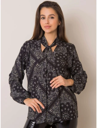 Blúzka DHJ BZ 12182 4.31P čierna a béžová