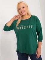 Blúzka RV BZ 9449.76 tmavozelená