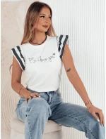 Dámske tričko AMOURI white FashionStreet RY2414 Dámske tričko AMOURI white FashionStreet RY2414