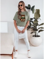 BAREN dámske tričko pistáciové FashionStreet RY2539