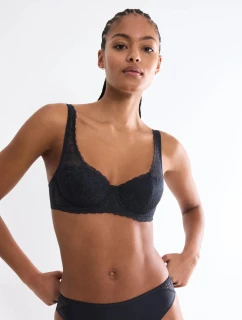 Dámska podprsenka Amourette Graphic WHP Bra - BLACK - black 0004 - TRIUMPH