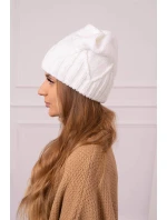 Dámska čiapka Liliana K375 biela