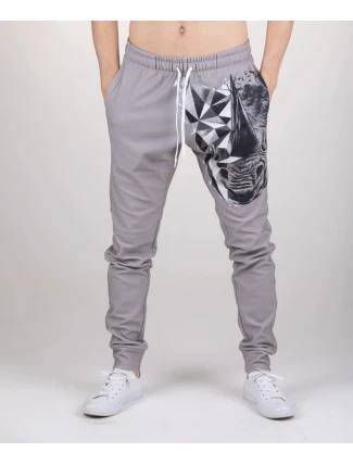 Unisex tepláky 2121560 / AFD394 Grey Printed - Aloha From Deer