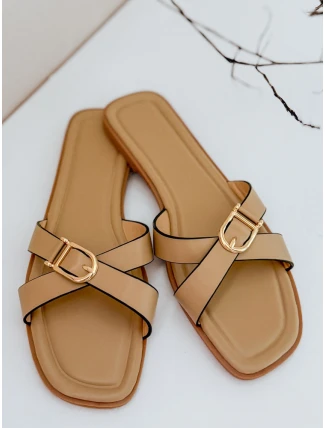Dámske žabky BELICCA khaki FashionStreet ZY0979