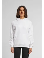 Build your Brand BY 289 Dámska mikina s kapucňou v oversize štýle „Fluffy“ 56.0289 melírovaná sivá