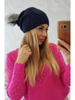 Fleecová čiapka Sandra K210 navy blue