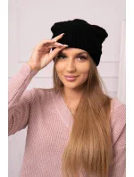 Dámska čiapka Nastia K373 čierna