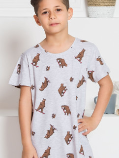 Detská nočná košeľa s krátkym rukávom Medvede