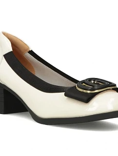 Béžové lakované lodičky Filippo DP6960