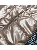 Kapucínová dámska obojstranná bunda (BR9795-12) Kapucínová dámska obojstranná bunda (BR9795-12)