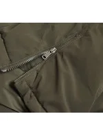 Dámska khaki zimná bunda (CAN-588BIG)