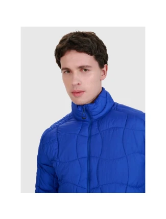 Pánska trekingová páperová bunda 4F 4FWSS25TDJAM527-36S s Primaloft Silver