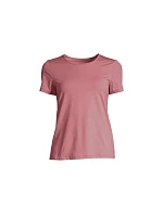 CASALL Essential Mesh Detail Tee pink