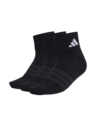 Ponožky Adidas Cushioned Sportswear Ankle 3P Black KC9633