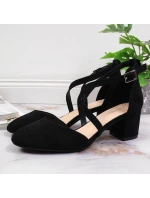 Sergio Leone W SK365A čierne sandále s remienkami Sergio Leone W SK365A čierne sandále s remienkami